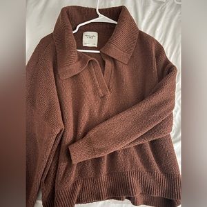 Abercrombie - Notch-Neck Sweater Polo
